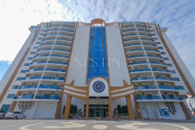 Квартира 1+1 с видом на море в роскошном комплексе в Махмутларе фото 26