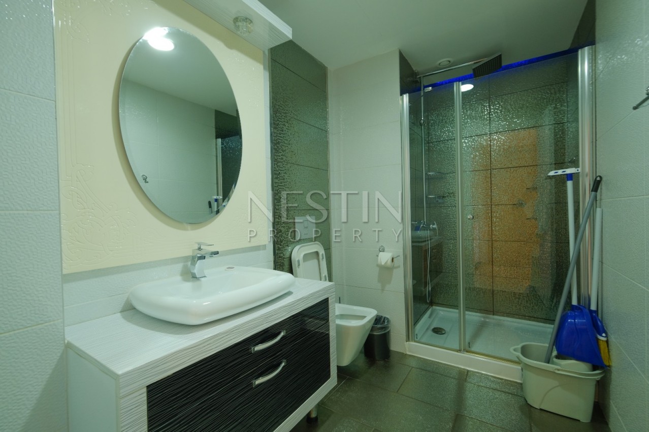 Квартира 1+1 с видом на море в роскошном комплексе в Махмутларе фото 28