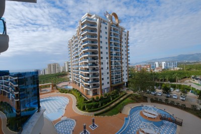 Квартира 1+1 с видом на море в роскошном комплексе в Махмутларе фото 32