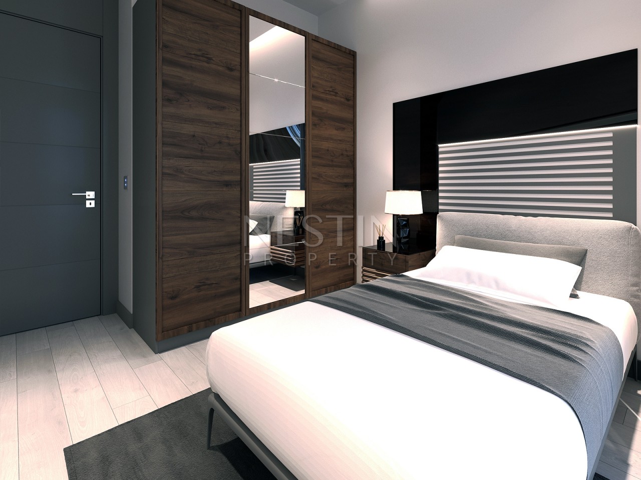 Новый современный проект Премиум класса в районе Авсаллар в 1000 м от Средиземного моря фото 24