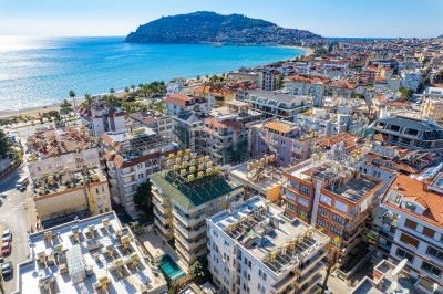 Квартира 1+1 в центре Алании в 100 метрах от Средиземного моря. фото 3