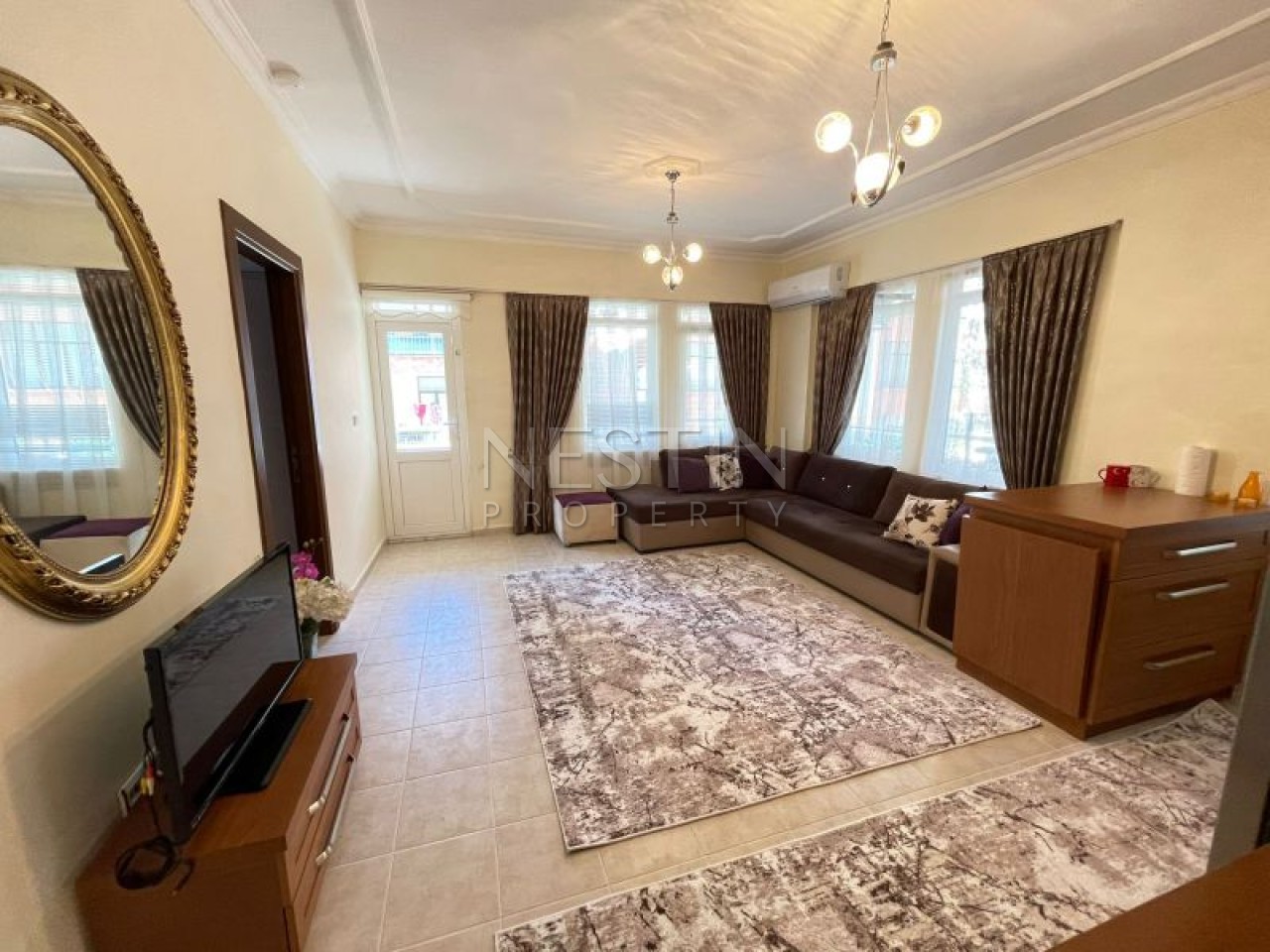 Квартира 1+1 в центре Алании в 100 метрах от Средиземного моря. фото 7