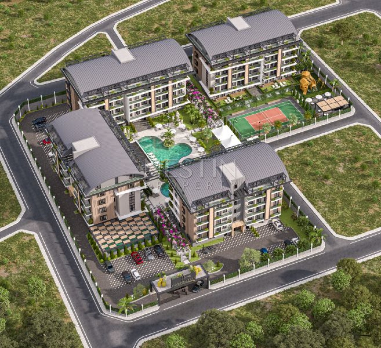 Новый строящийся комплекс в районе Оба в 2700 метрах от моря фото 8