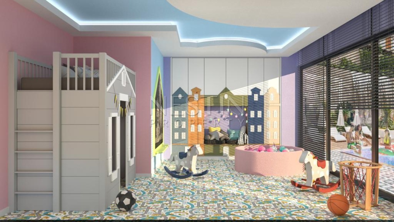 Новый жилой комплекс на стадии строительства в районе Конаклы в 1500 м от Средиземного моря фото 32