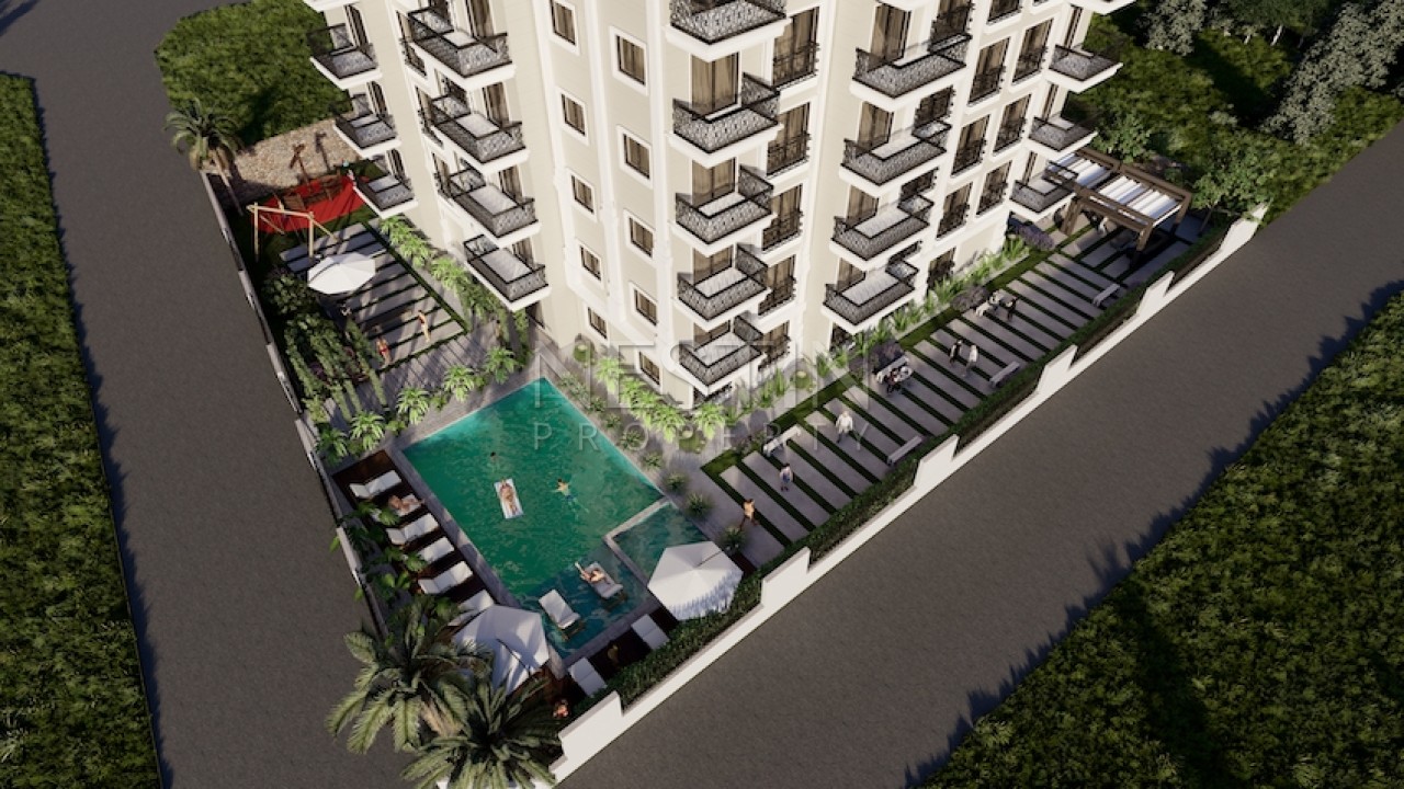 Новый жилой комплекс на стадии строительства в районе Демирташ в 650 м от Средиземного моря фото 3