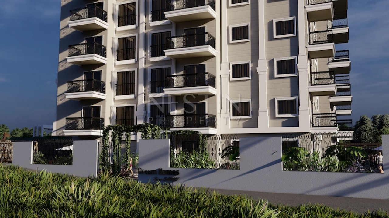 Новый жилой комплекс на стадии строительства в районе Демирташ в 650 м от Средиземного моря фото 5