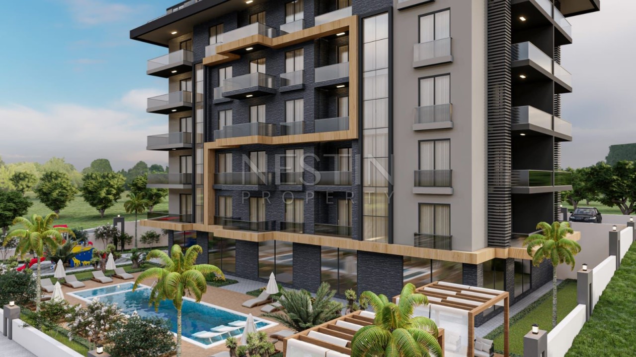 Новый жилой комплекс на стадии строительства в районе Чыплаклы (Оба) фото 6