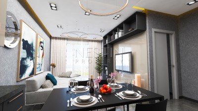 Квартира 1+1 в районе Оба в новом жилом комплексе в 800 м от Средиземного моря фото 9