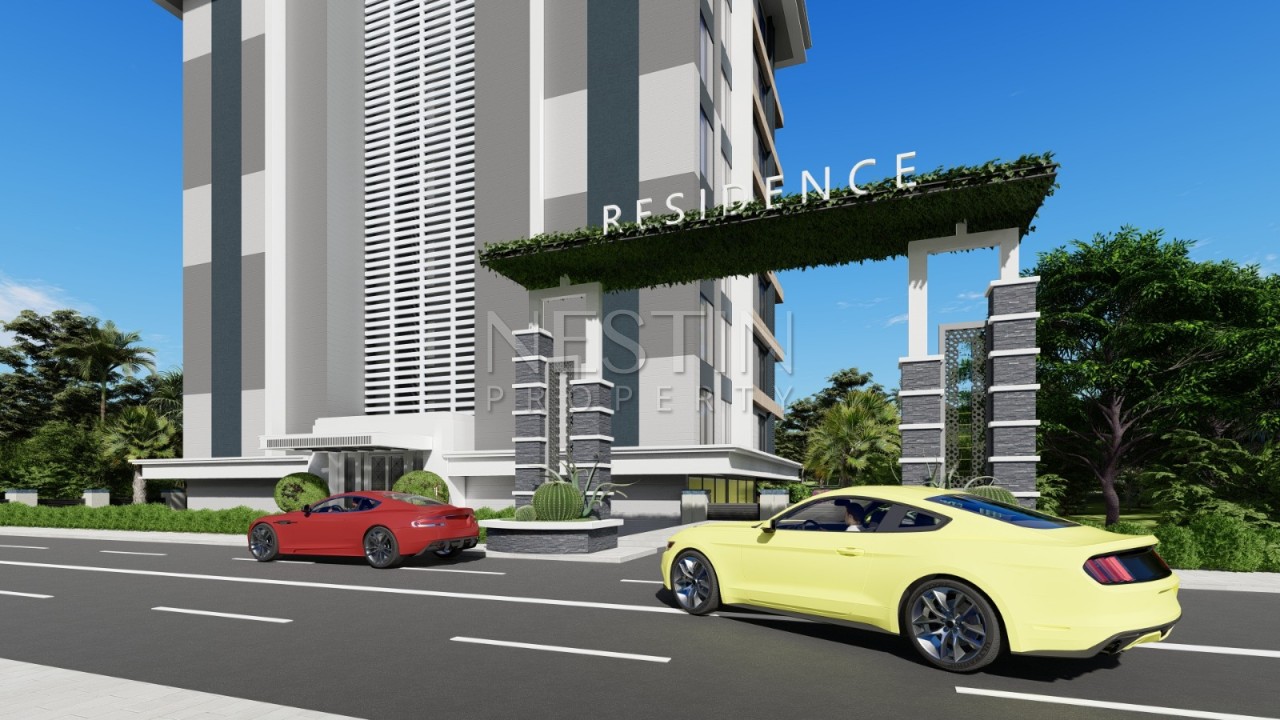 Новый жилой комплекс в районе Авсаллар в 700 м от Средиземного моря фото 7