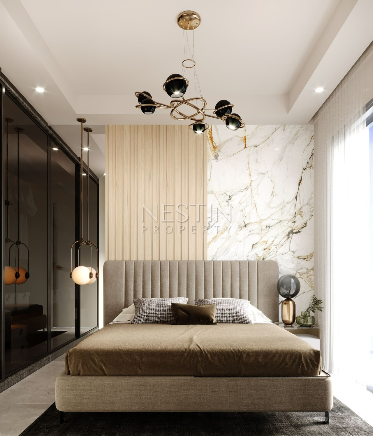 Новый жилой комплекс в районе Авсаллар в 700 м от Средиземного моря фото 15