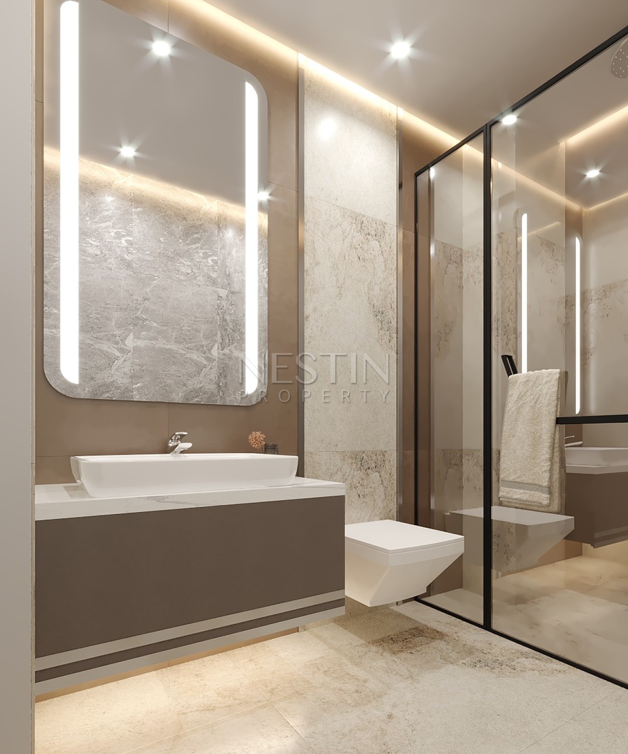 Новый жилой комплекс в районе Авсаллар в 700 м от Средиземного моря фото 19