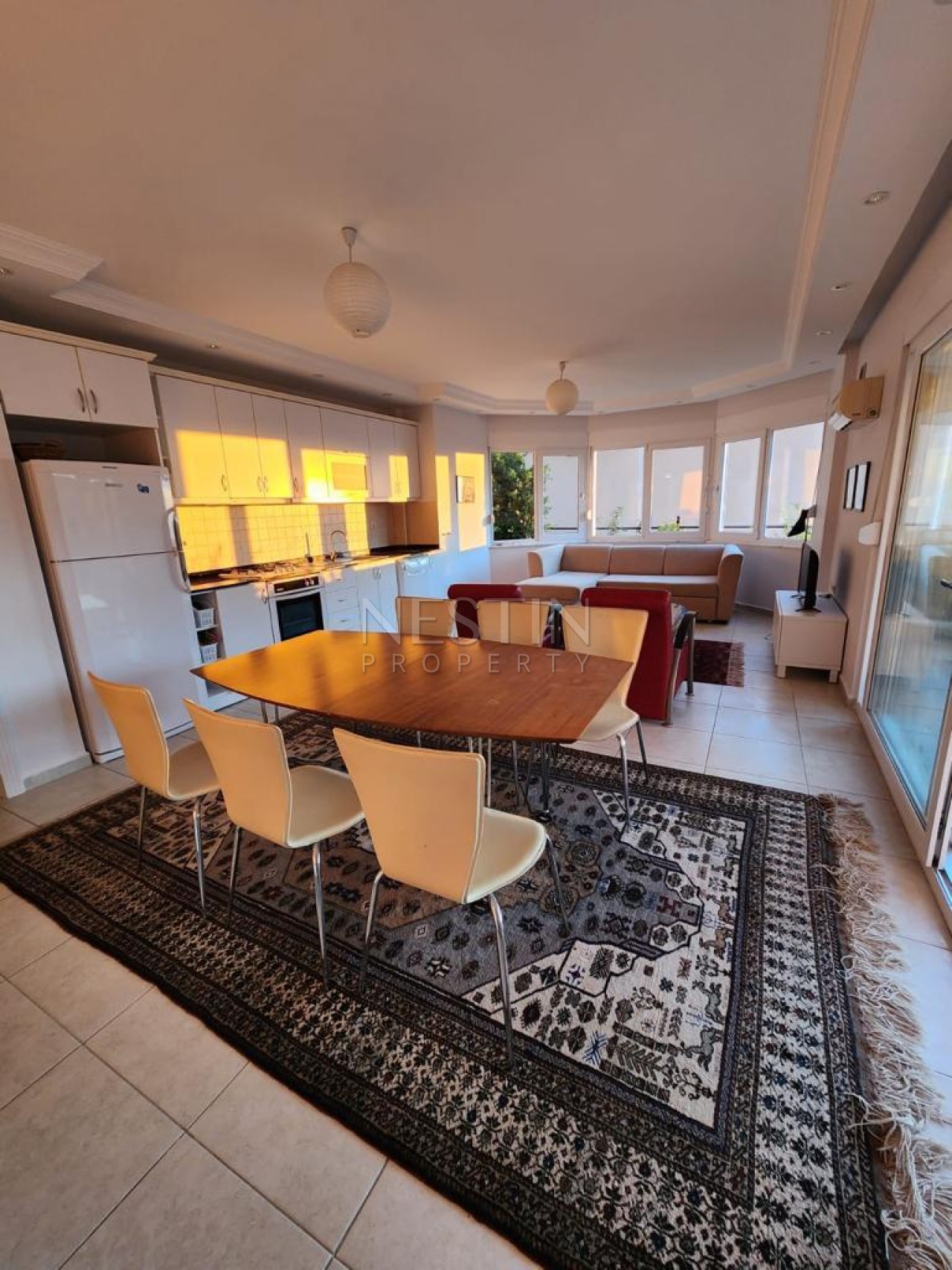 Дом 2+1 в центре города Аланья в районе Бекташ с видом на море и горы фото 5