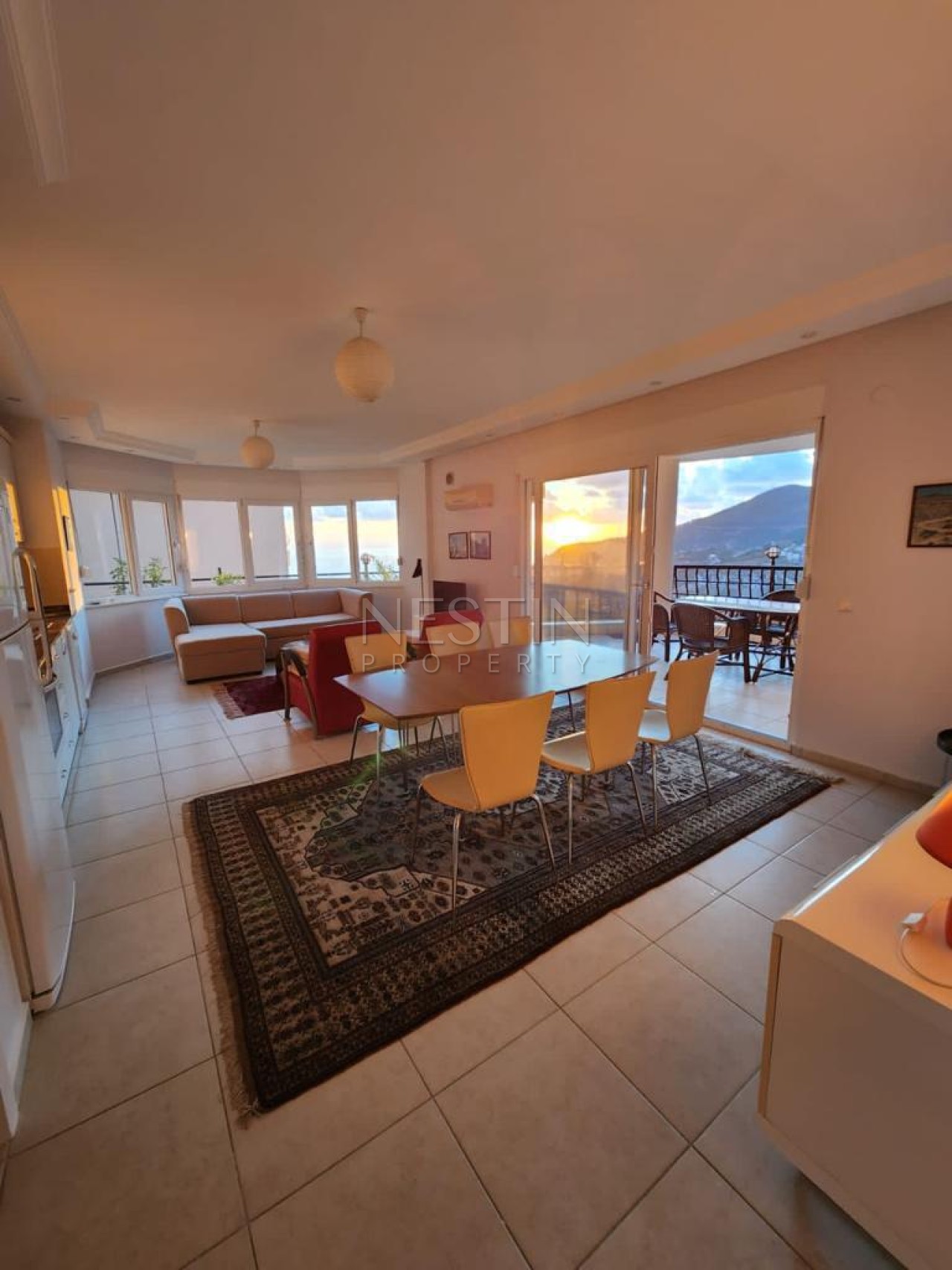 Дом 2+1 в центре города Аланья в районе Бекташ с видом на море и горы фото 6