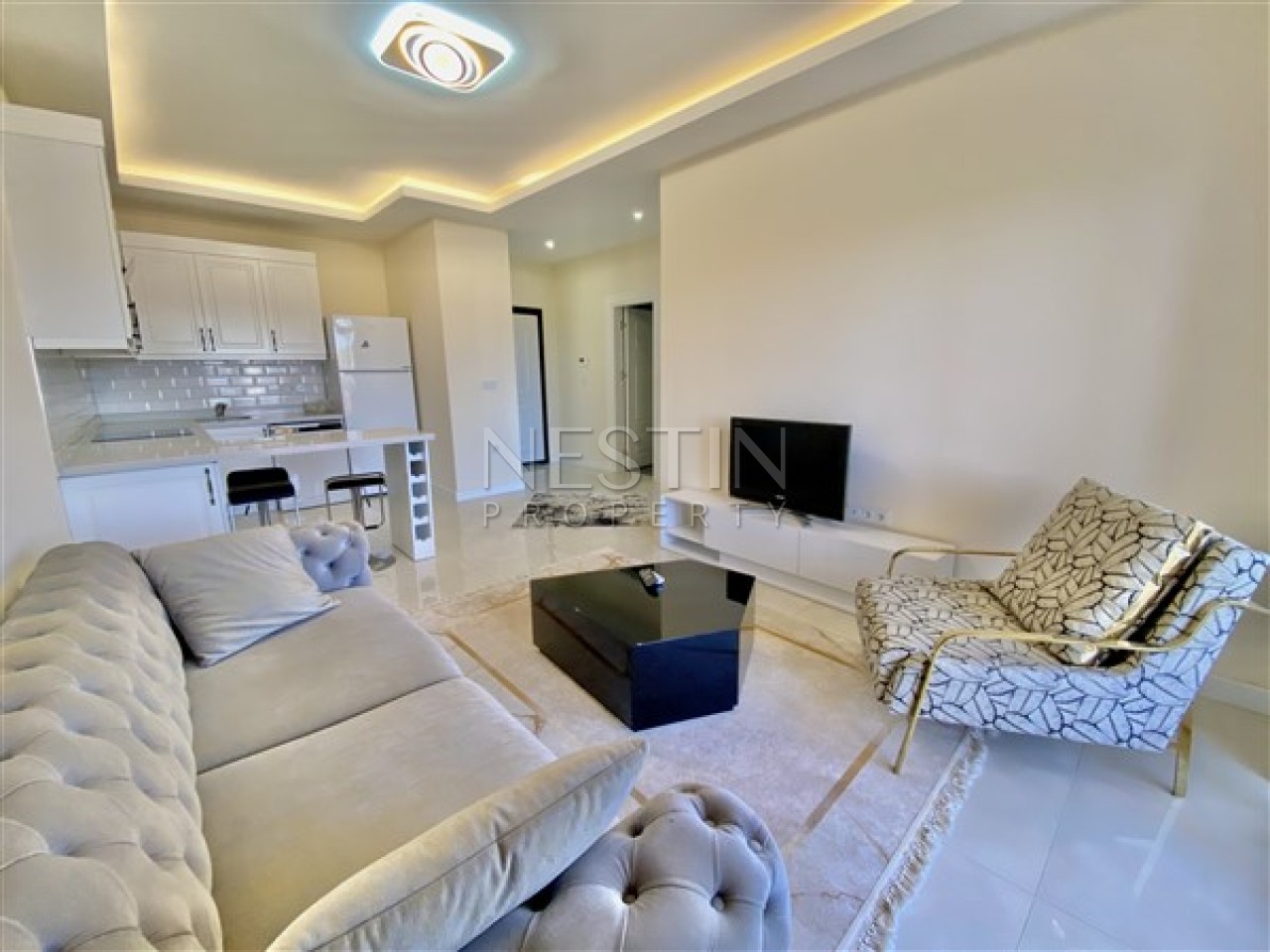 Квартира 1+1 в районе Оба в 1500 м от Средиземного моря фото 6