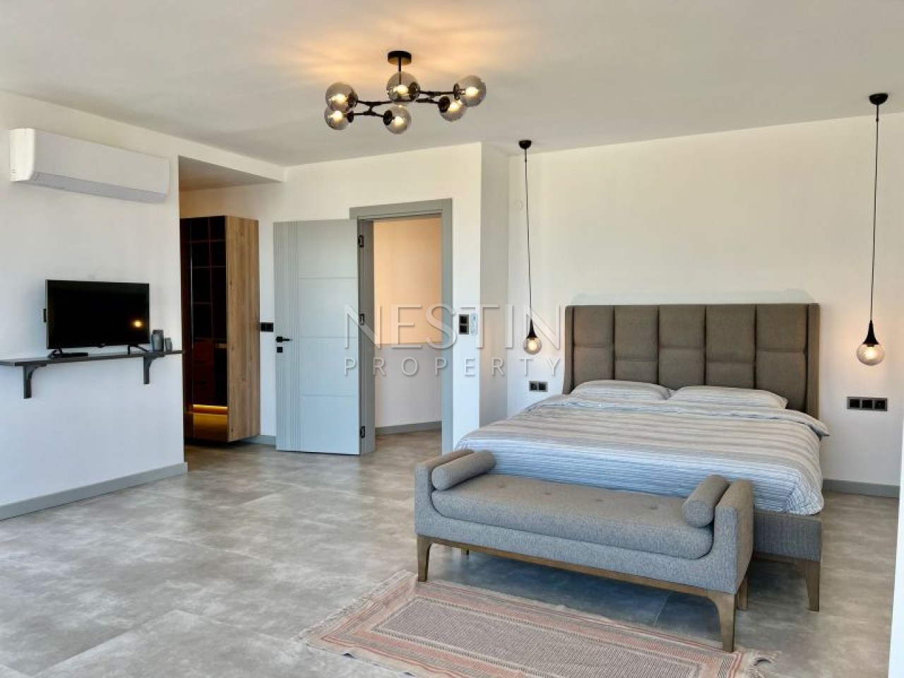 Вилла 4+1 в районе Каргыджак в 4000 метрах от моря фото 20