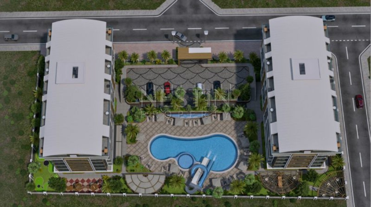 Квартира 1+1 в новом ЖК в 150 метрах от Средиземного моря. фото 4