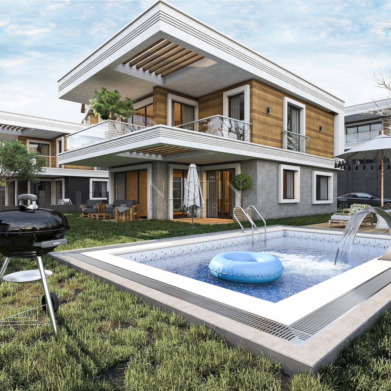 Роскошные виллы на стадии строительства в центре города Аланья фото 2