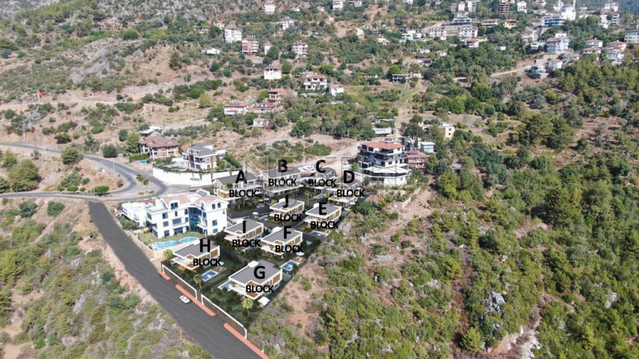 Роскошные виллы на стадии строительства в центре города Аланья фото 10