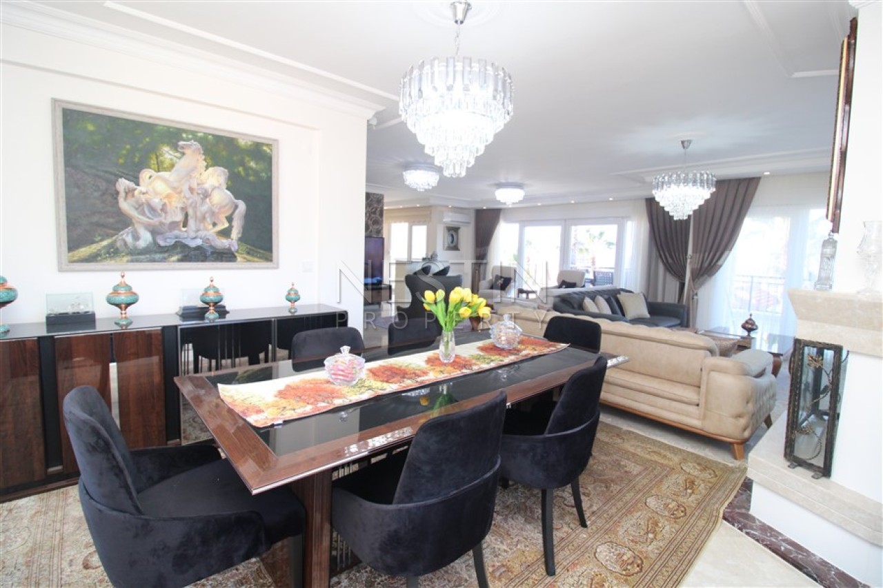 Вилла 6+2 в районе Каргыджак в 1000 м от Средиземного моря с видом на море фото 12