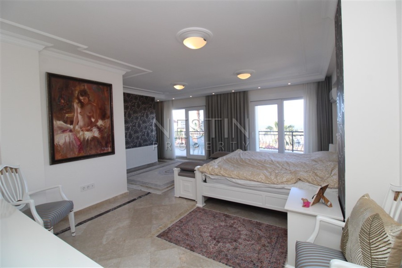 Вилла 6+2 в районе Каргыджак в 1000 м от Средиземного моря с видом на море фото 17