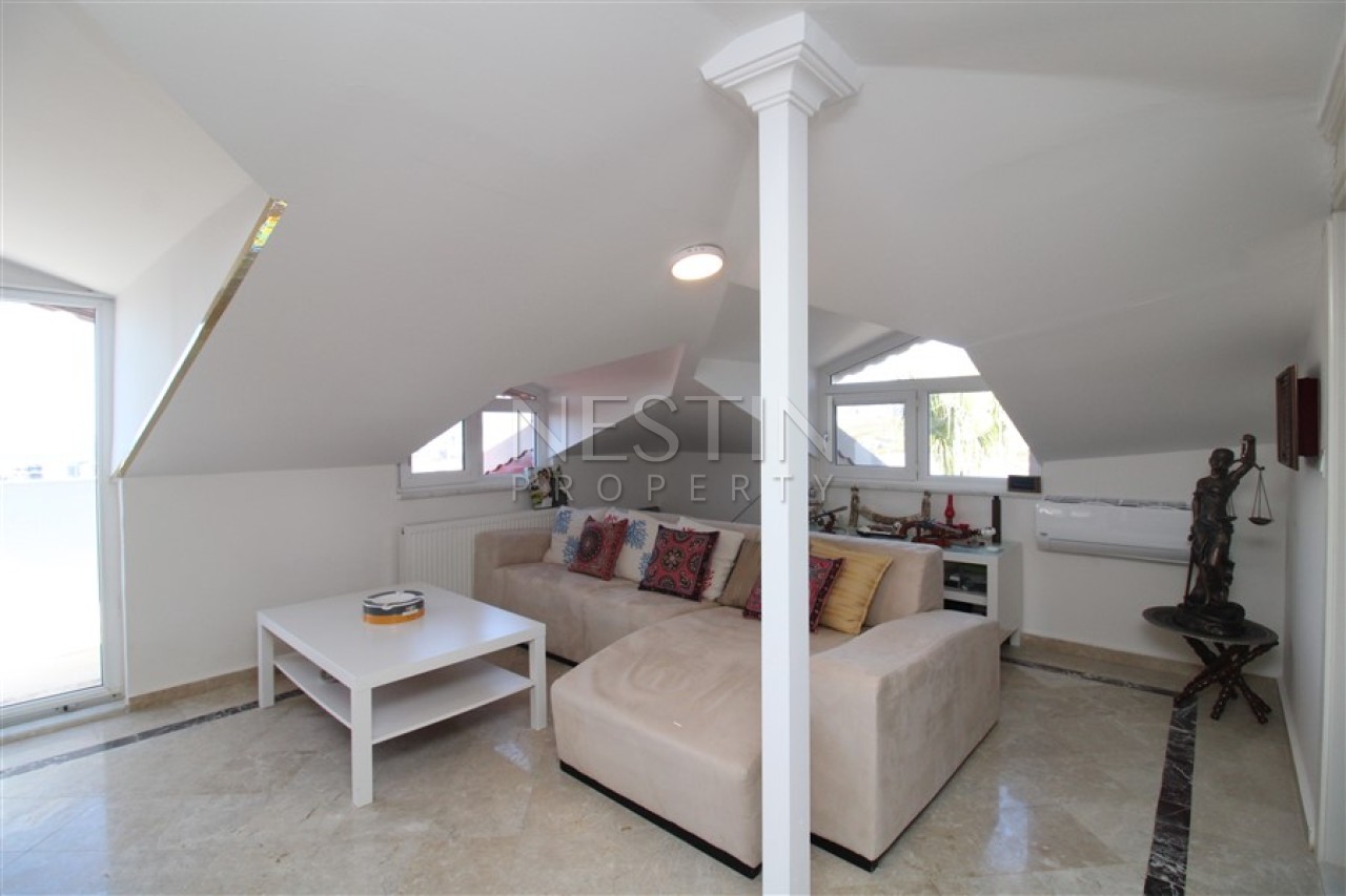 Вилла 6+2 в районе Каргыджак в 1000 м от Средиземного моря с видом на море фото 18