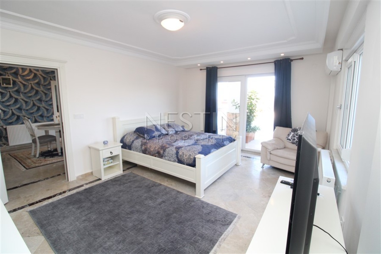 Вилла 6+2 в районе Каргыджак в 1000 м от Средиземного моря с видом на море фото 24