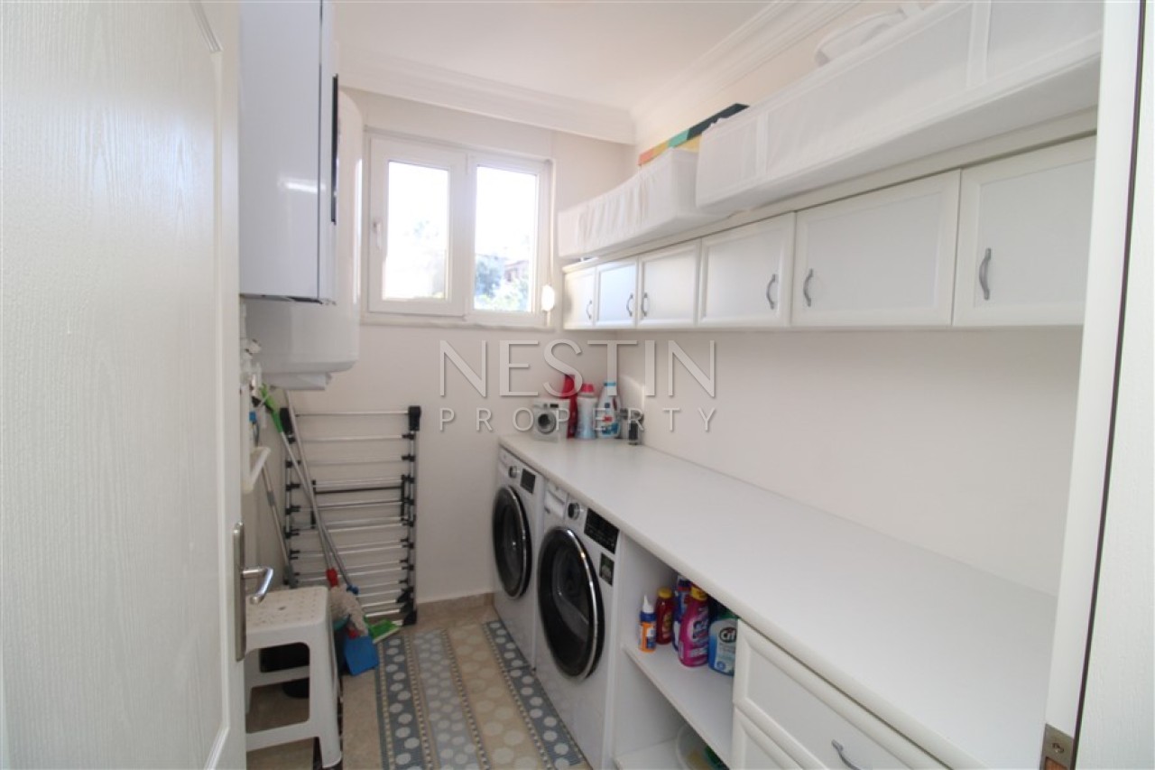 Вилла 6+2 в районе Каргыджак в 1000 м от Средиземного моря с видом на море фото 31