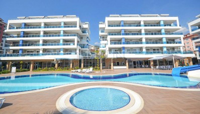 Квартира с мебелью 1+1 в элитном жилом комплексе в районе Оба фото 1