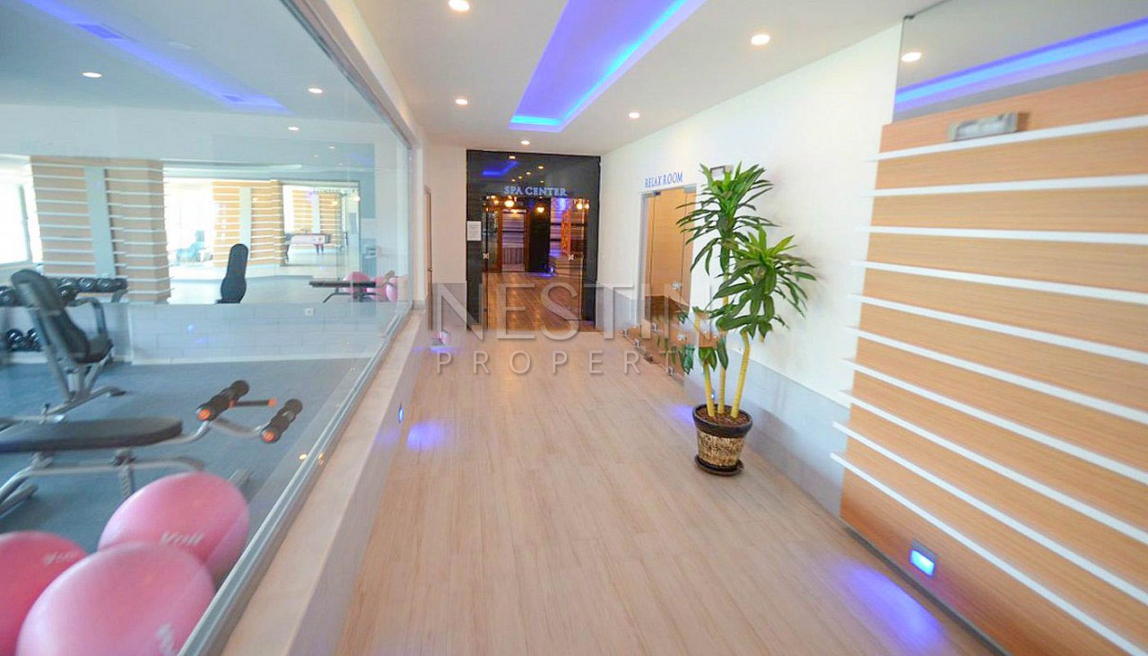 Квартира с мебелью 1+1 в элитном жилом комплексе в районе Оба фото 14