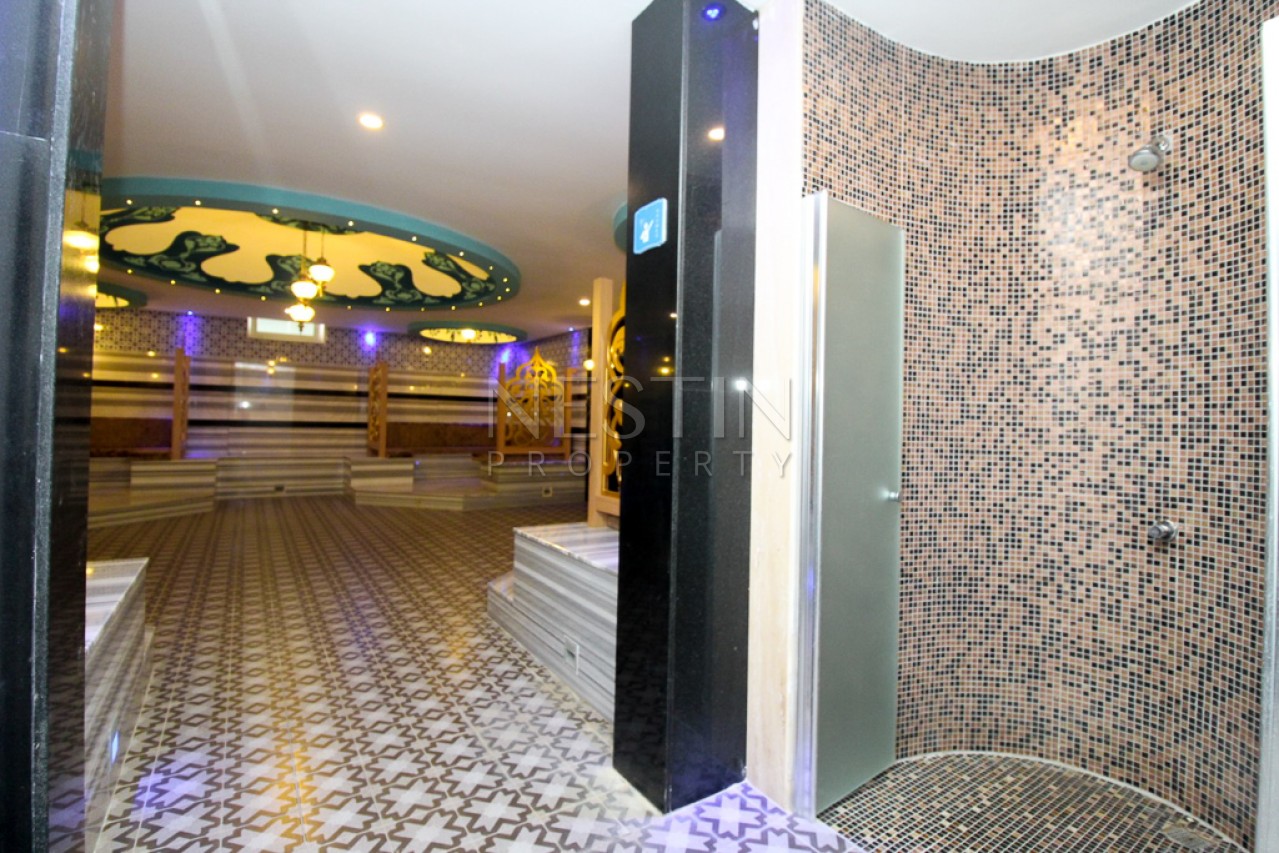 Квартира с мебелью 1+1 в элитном жилом комплексе в районе Оба фото 21