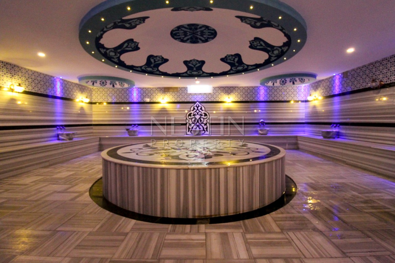 Квартира с мебелью 1+1 в элитном жилом комплексе в районе Оба фото 24