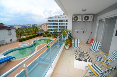 Квартира с мебелью 1+1 в элитном жилом комплексе в районе Оба фото 38