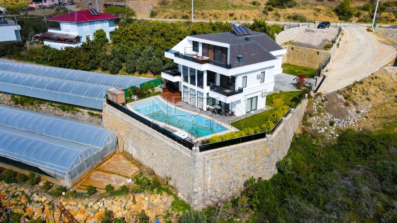 Вилла 6+1 в городе Газипаша в 1000 м от Средиземного моря фото 35