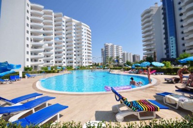 Большая квартира 2+1 в известном комплексе в районе Махмутлар фото 5