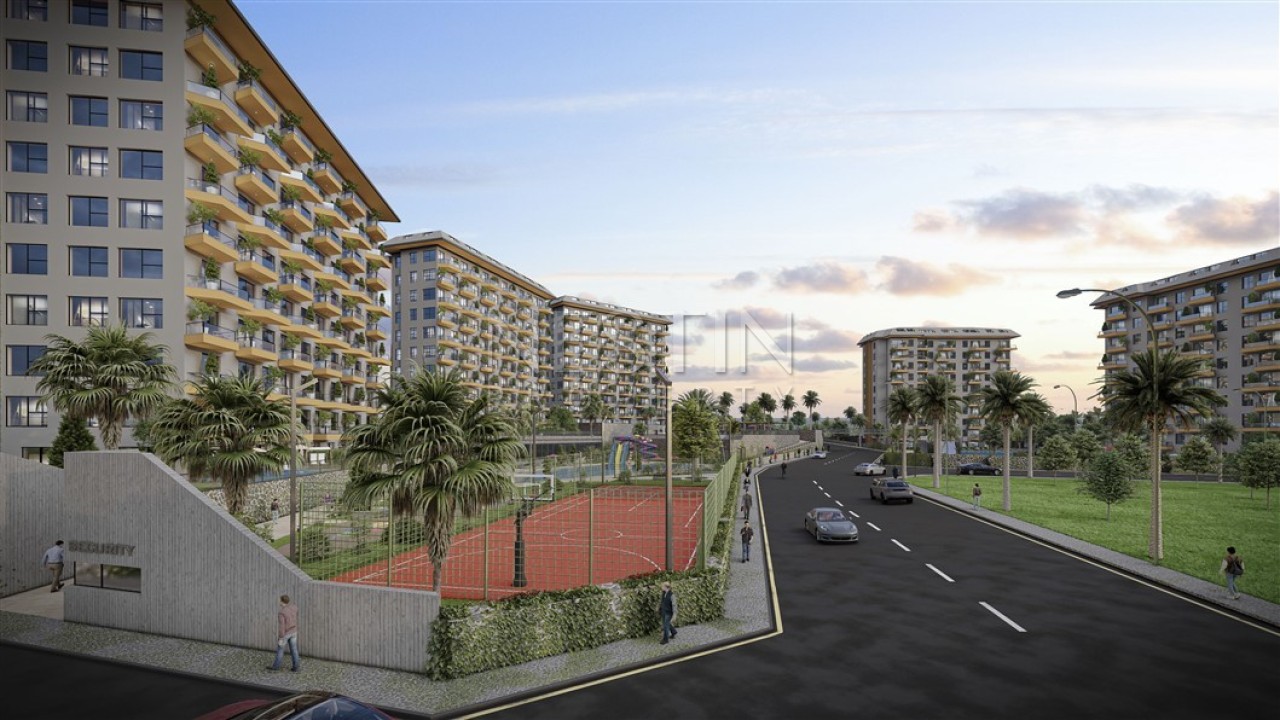 Квартира 1+1 в районе Авсаллар на стадии строительства в 1000 м от Средиземного моря фото 5