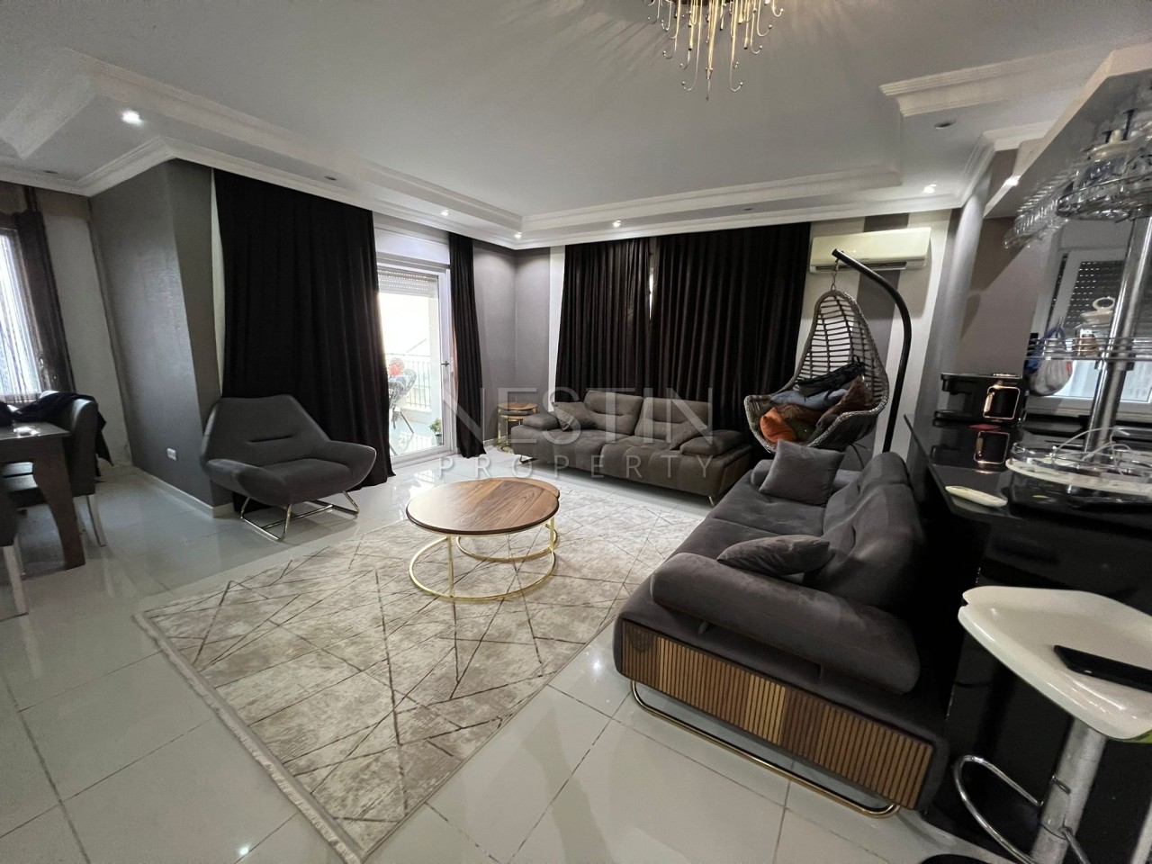 Квартира дуплекс 3+1 в районе Кестель, в 50 м от Средиземного моря фото 2