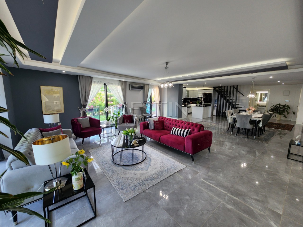 Квартира дуплекс 3+1 в районе Каргыджак в 200 м от Средиземного моря фото 15