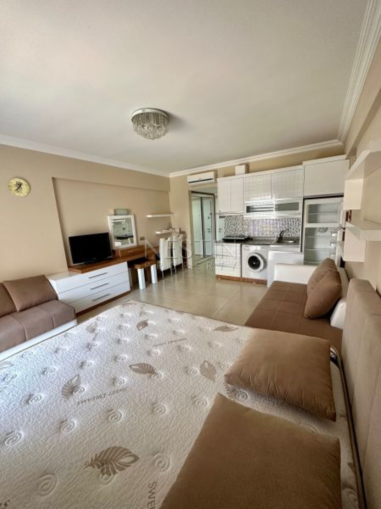 Квартира 1+0 в районе Махмутлар в 200 метрах от Средиземного моря. фото 2