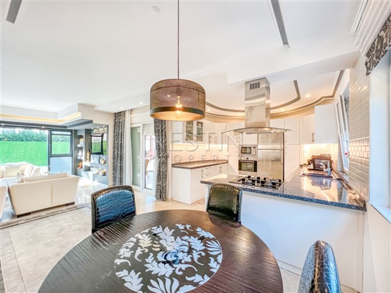 Вилла 3+1 в районе Каргыджак с видом на море и горы фото 6