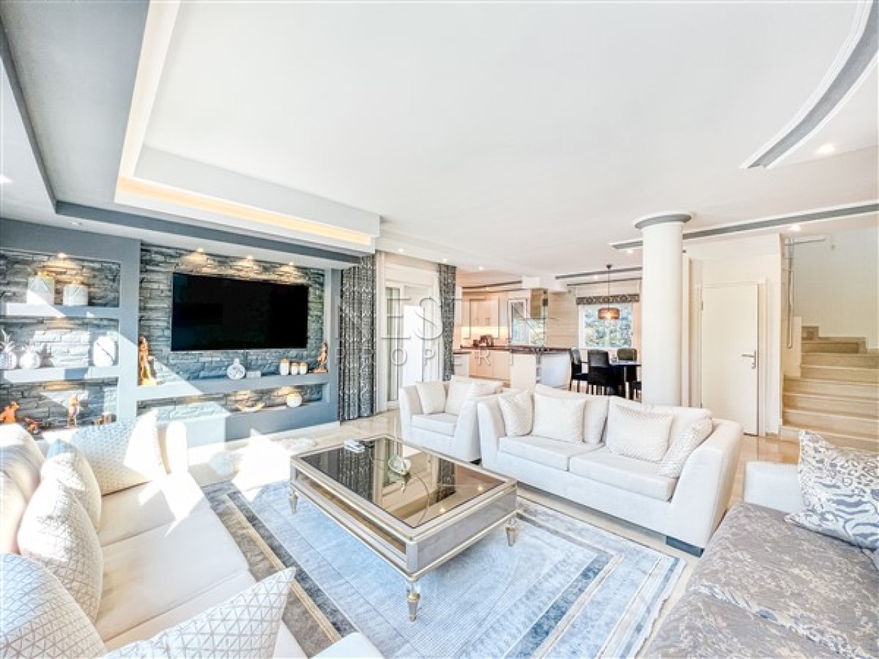 Вилла 3+1 в районе Каргыджак с видом на море и горы фото 7