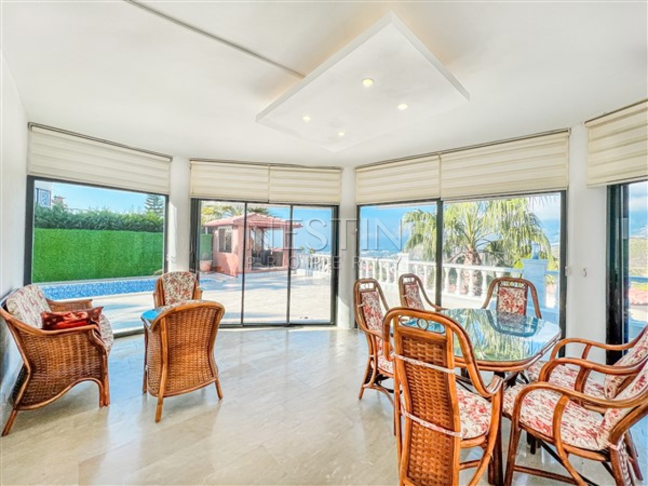 Вилла 3+1 в районе Каргыджак с видом на море и горы фото 10