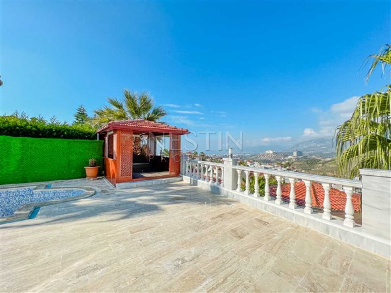 Вилла 3+1 в районе Каргыджак с видом на море и горы фото 22