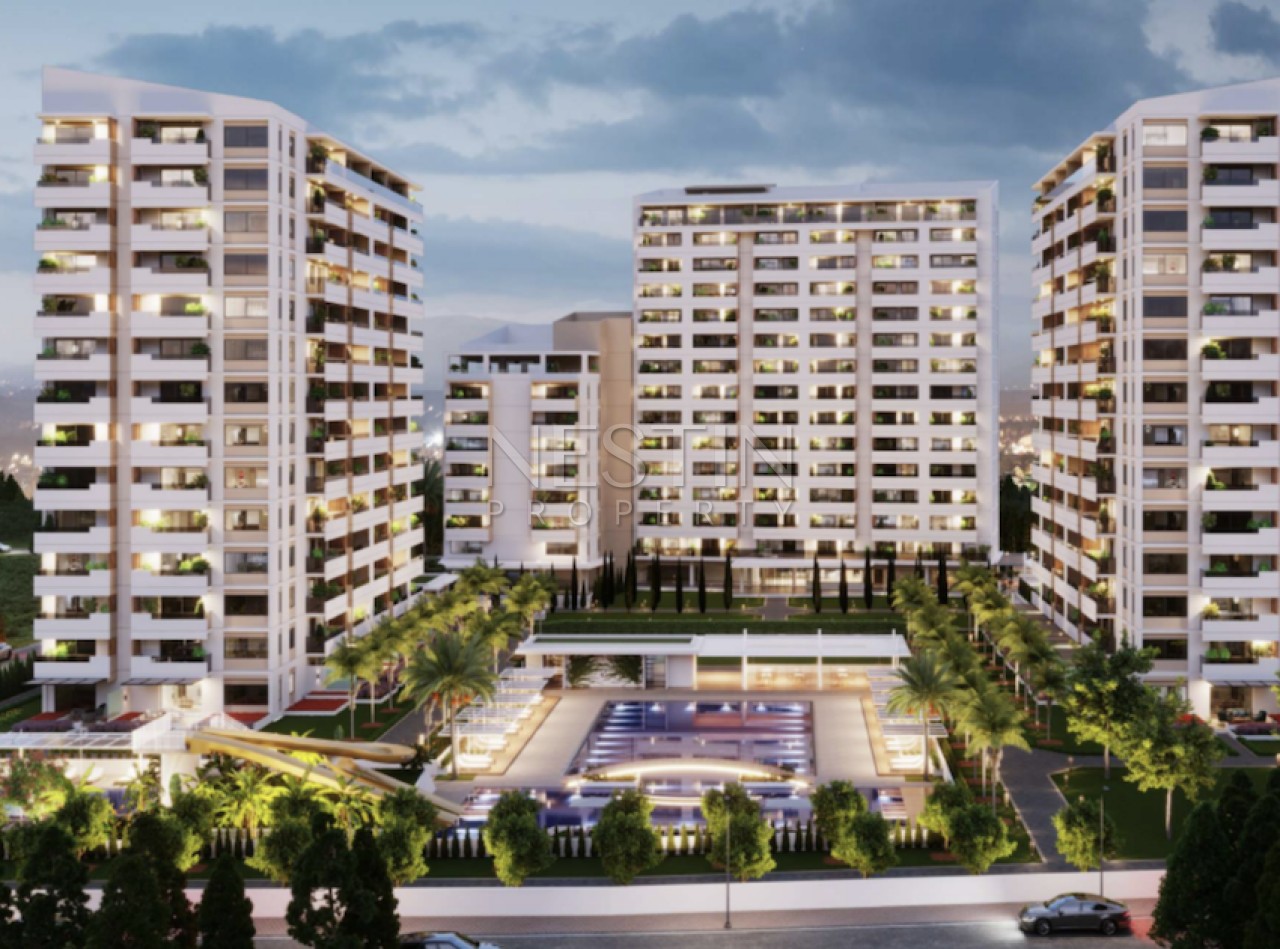 Новый жилой комплекс на этапе строительства в городе Мерсин в районе Тедже в 150 м от Средиземного моря фото 4