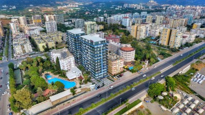 Квартира 1+1 в роскошном комплексе на первой линии в Махмутларе фото 2