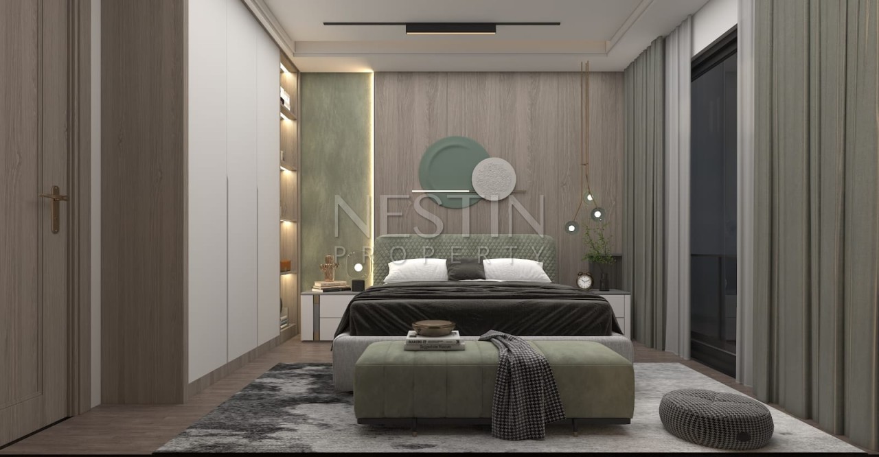 Новый ЖК на этапе строительства в городе Мерсин в районе Томюк в 400 м от Средиземного моря фото 32