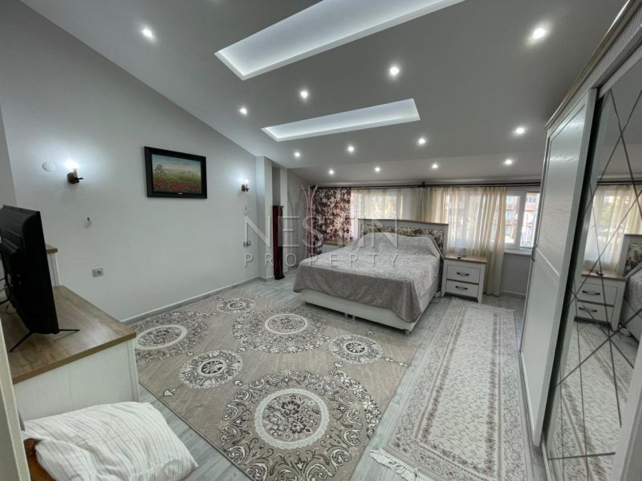 Апартаменты 3+1 в районе Тосмур в 250 метрах от Средиземного моря. фото 16