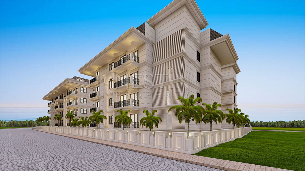 Квартира 1+1 в центре Аланьи на стадии строительства в 600 м от Средиземного моря. фото 2