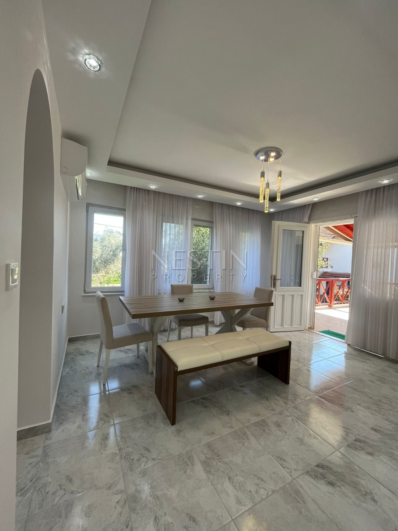 Вилла 3+1 в районе Демирташ в 300 м от Средиземного моря фото 4