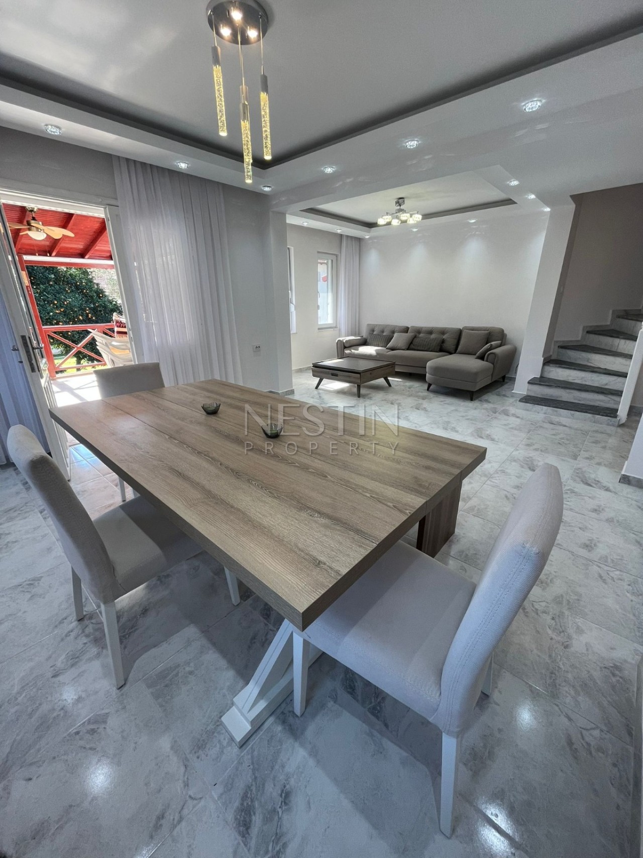 Вилла 3+1 в районе Демирташ в 300 м от Средиземного моря фото 5