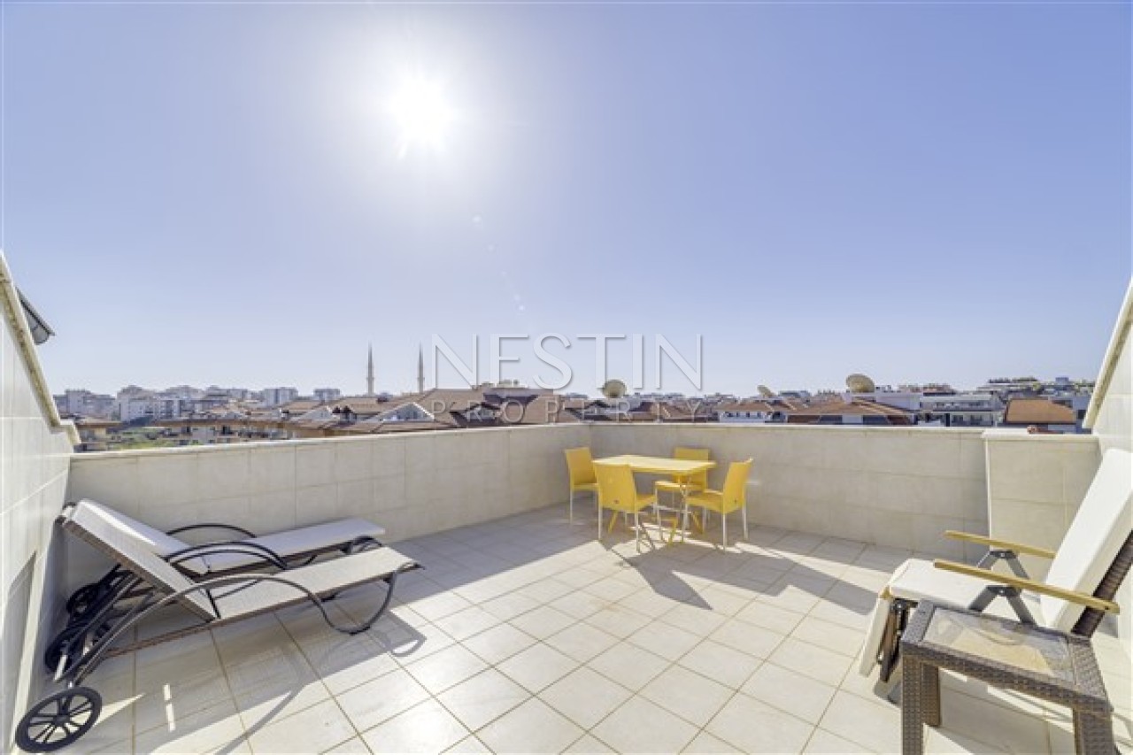 Квартира дуплекс 3+1 в районе Оба в 900 м от Средиземного моря фото 19